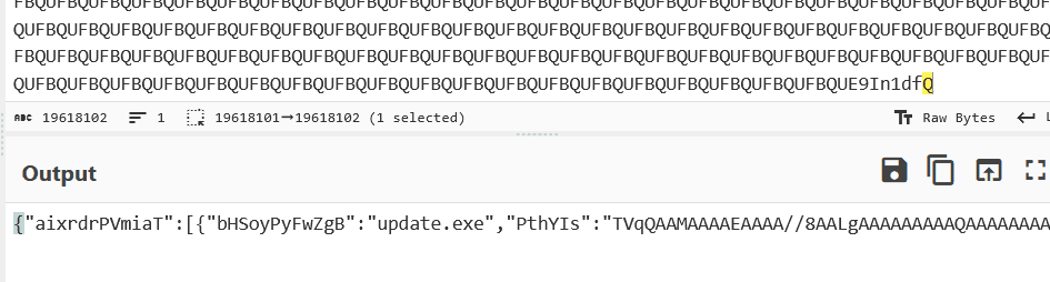 entire base64 section decoded from update.ps1